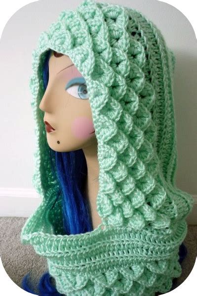 Crocodile Stitch Hooded Cowl By Aamurray On Deviantart