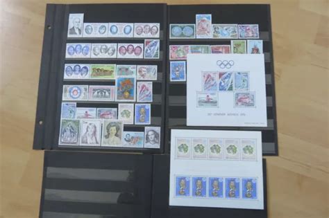 STAMPS TIMBRES PRINCIPAUTÉ de Monaco année complete 1976 EUR 13 00