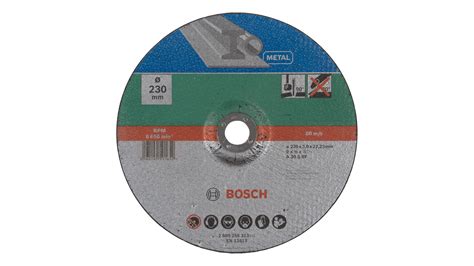 Cutting Disc For Metal Depressed Centre Bosch Diy