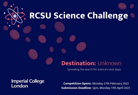 Rcsu Science Challenge Is Launching Imperial News Imperial College