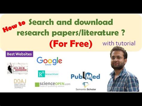 How to find and download research papers? Best free websites (tutorial) Google scholar | Sci-hub ...