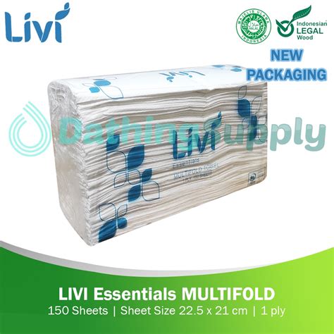 Jual Tissue Livi Evo Towel Multifold 150 Sheet Shopee Indonesia