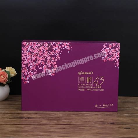 Customized Luxury Hot Stamping Gold Foil Rigid Cardboard Gift Box Side