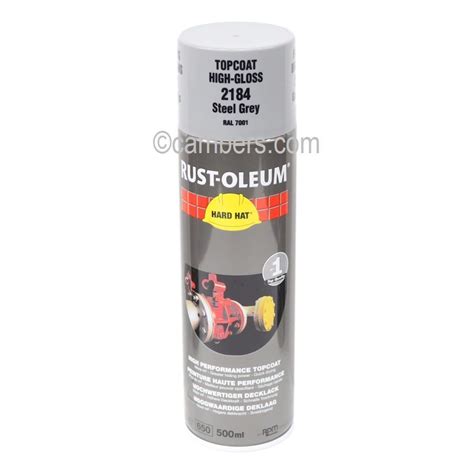 NEW Rustoleum Hard Hat Quality Top Coat Aerosol Spray Paint 500ml All