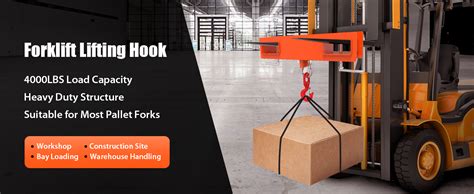 amazoncom kftrocks forklift lifting hook lbs capacity forklift