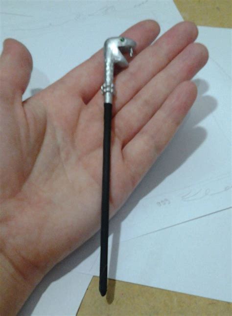 Lucius Malfoy Wand Miniature by dragaodepapel on DeviantArt