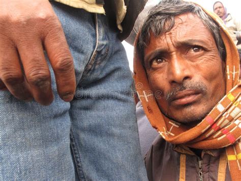 Portrait of a day labourer editorial stock image. Image of living ...