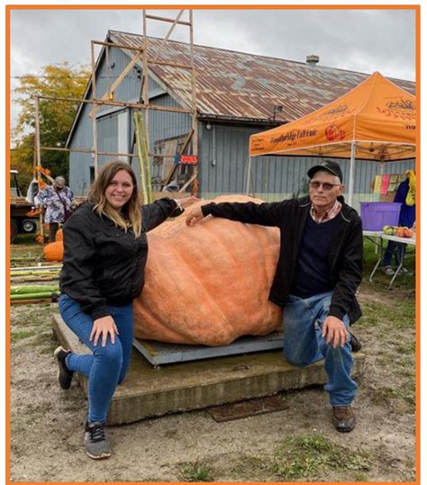 Giant Pumpkin Contest Woodbridge Fall Fair Agricultural Society