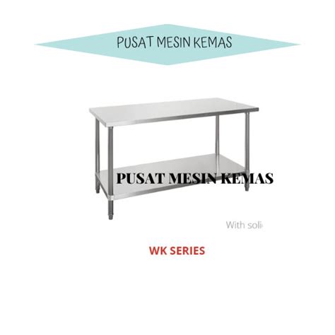 Jual GETRA STAINLESS WORKING TABLE WK 120 MEJA DAPUR STAINLESS