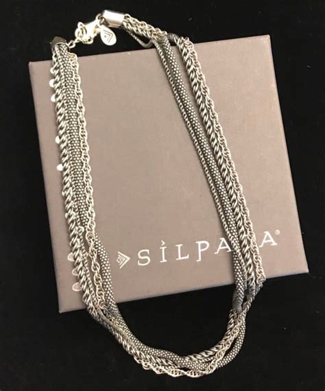 Silpada Oxidized Sterling Silver Multi Strand Pop Gem