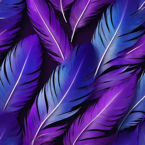 Premium Ai Image Feather Purple Texture Pattern Abstract Soft