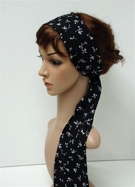 Long Headband Summer Head Scarf Retro Style Hair Tie Elegant