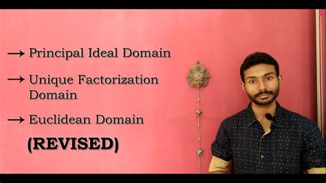 Unique Factorization Domain Ufd Principal Ideal Domain Pid Euclidean Domain Ed Revised