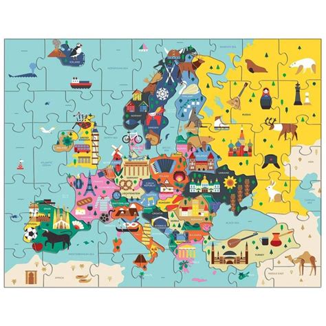 Europe Map Puzzle Printable | Printable Maps