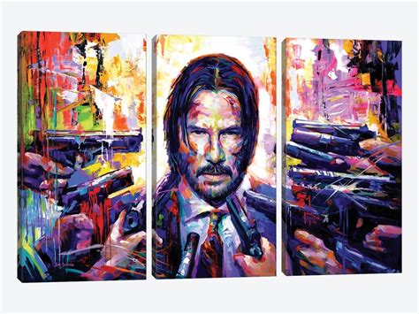 John Wick Canvas Print By Leon Devenice Icanvas