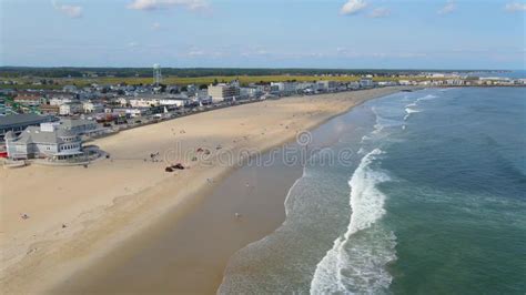 Hampton Beach Aerial View New Hampshire Nh Usa Stock Footage Video Of England Hampton