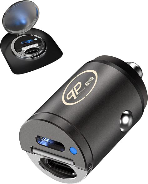 LISEN 2 Pack Zigarettenanzünder USB C Metall KFZ Ladegerät 48W Car