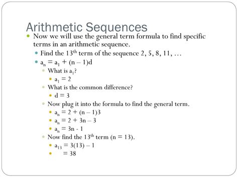 PPT - Arithmetic Sequences PowerPoint Presentation, free download - ID ...