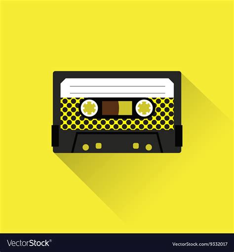 Cassette Tape Icon Royalty Free Vector Image Vectorstock