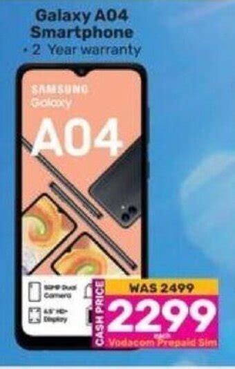 SAMSUNG Galaxy A04 Smartphone Offer At Game