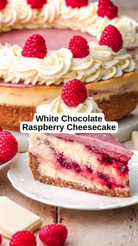 White Chocolate Raspberry Cheesecake Am Chef