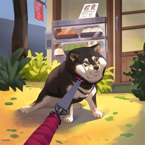 Artstation Shiba：i Wont Go！