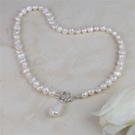 Baroque And Freshwater Pearl Necklace By Kathy Jobson