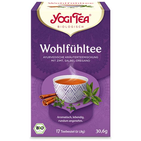 YOGI TEA Wohlfühltee Bio Kräutertee 17x1 8 g shop apotheke ch