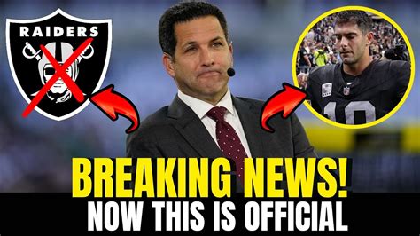 It Happened Now Is He Out No One Expected This Las Vegas Raiders