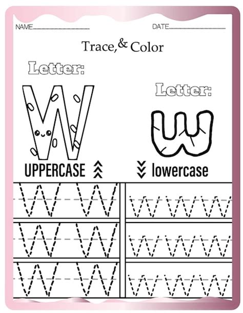 Feuilles De Travail Sur Les Lettres De Traçage De La Maternelle