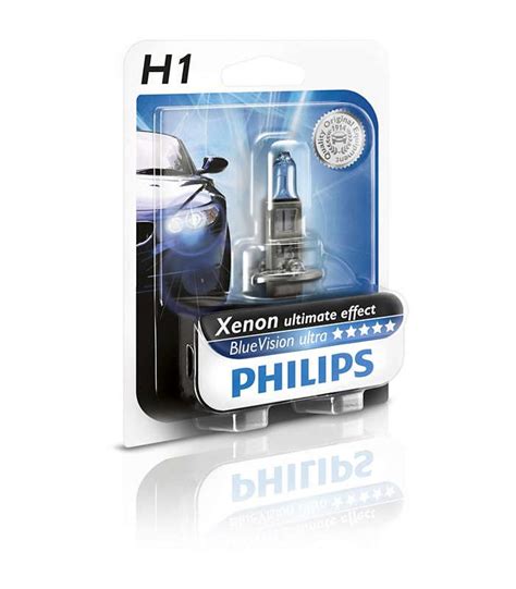 Philips H1 12V 55W P14 5s BlueVision Ultra 12258bvub1 8727900360691