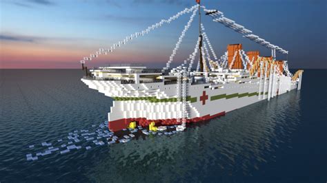 HMHS Britannic [+Sinking Version][1:1Scale] Minecraft Map