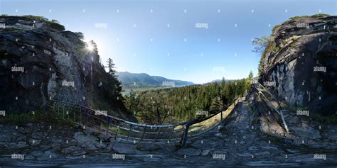 360° view of Beacon Rock Trail - Beacon Rock State Park, Washington ...