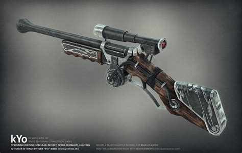 Steampunk Rifle By Xell On Deviantart