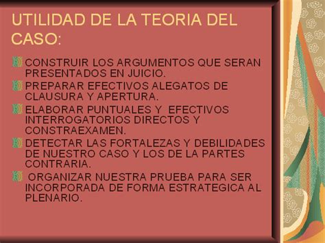 La Teoría Del Caso