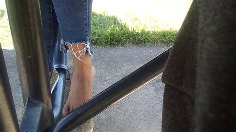 Gold Flats Shoeplay Foot Fetish Foot Fetish Porn XHamster