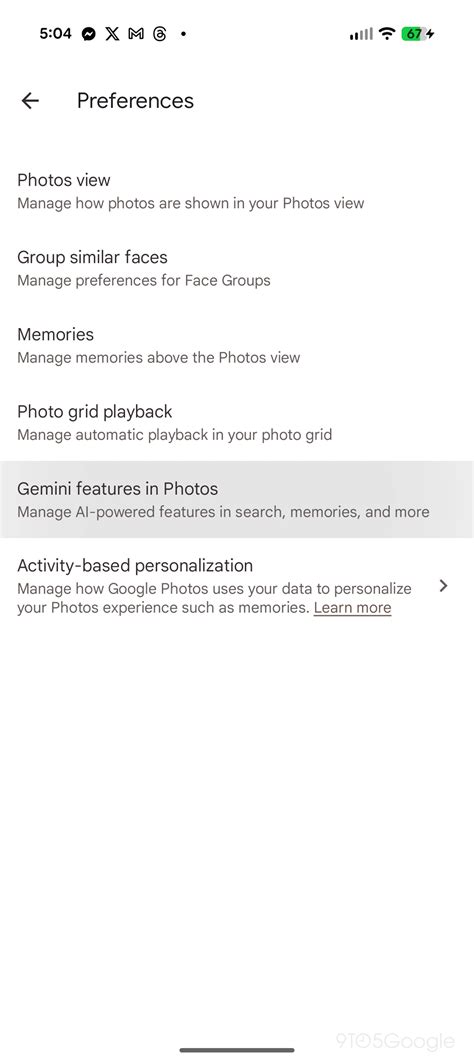 How to turn off AI search in Google Photos