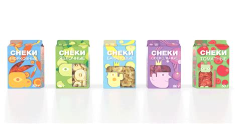 Snack packaging design on Behance