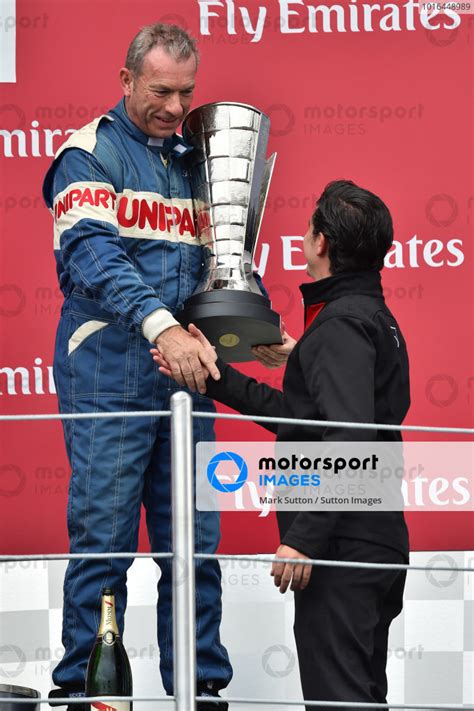 Third Placed Simon Fish Gbr Receives His Trophy From Rodrigo Sanchez