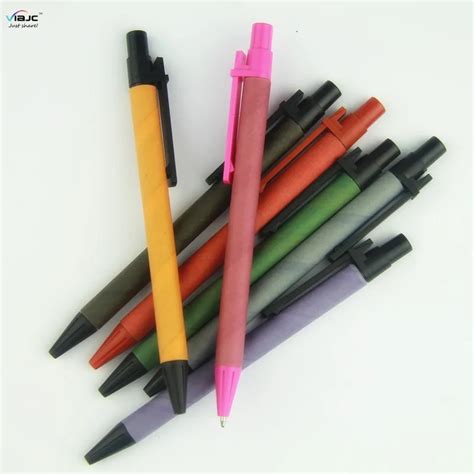 Eco Friendly Biodegradable Recycled Paper Pens As Custom Promotion ...