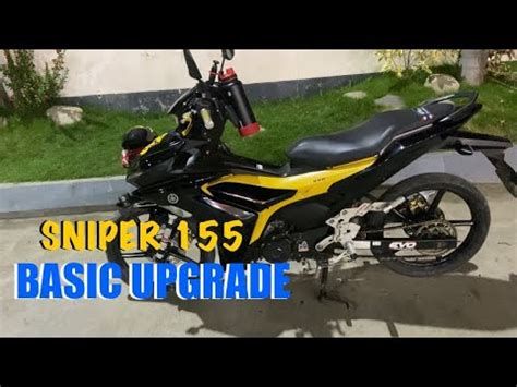 YAMAHA SNIPER 155 BASIC UPGRADE ZAMBOANGA CITY YouTube