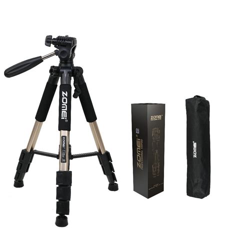 New Zomei Tripod Professional Portable Travel Aluminium Camera Tripod ...