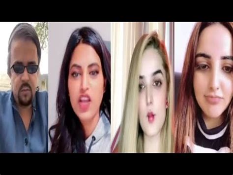 Hareem Shah With Waseem Bangash Neesa Sharma And Mendat Tiktok Live