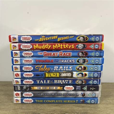 THOMAS THE TANK Engine Animation DVD Bundle Collection Job Lot X10 EUR