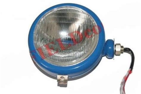 Rhs Blue Headlight Head Lamp Assembly Bulb For Ford Tractor Flat 55