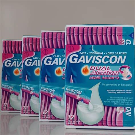 Jual Gaviscon Dual Action Liquid Sachet Heartburn And Indigestion