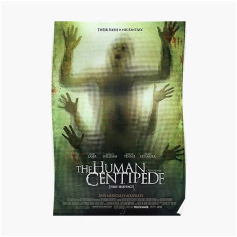 "THE HUMAN CENTIPEDE " Poster for Sale by Party-Boy | Redbubble