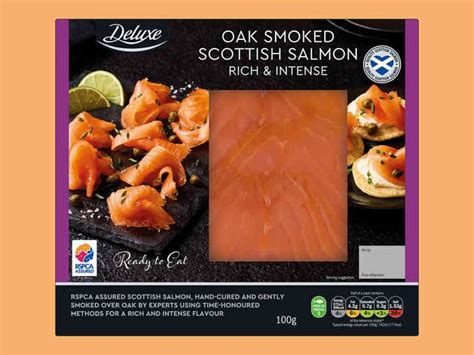 Deluxe Scottish Smoked Salmon 100Gr, £1.69 at Lidl