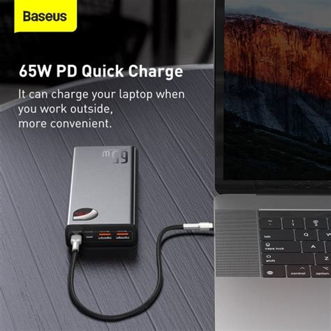 Baseus Adaman Metal Digital Display Quick Charge Mah W