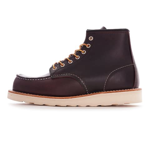 Red Wing Classic Moc Toe Boot Black Cherry 8847D BCH 6 MOC TOE